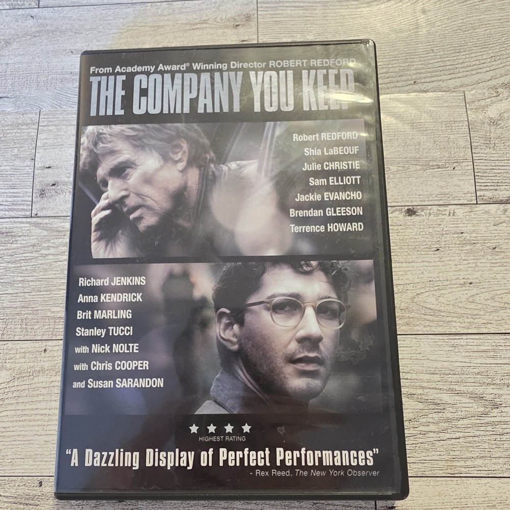 The Company You Keep DVD 2012 Robert Redford Shia LaBeouf Drama Political R